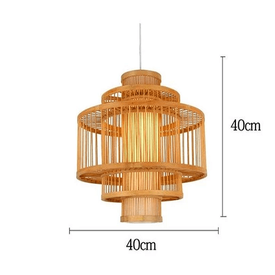 Calico - Bamboo Pendant Hanging Light | Bright & Plus.