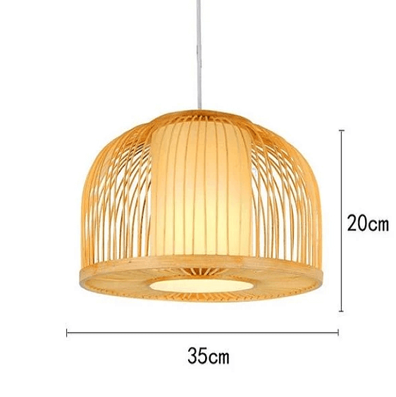 Calico - Bamboo Pendant Hanging Light | Bright & Plus.