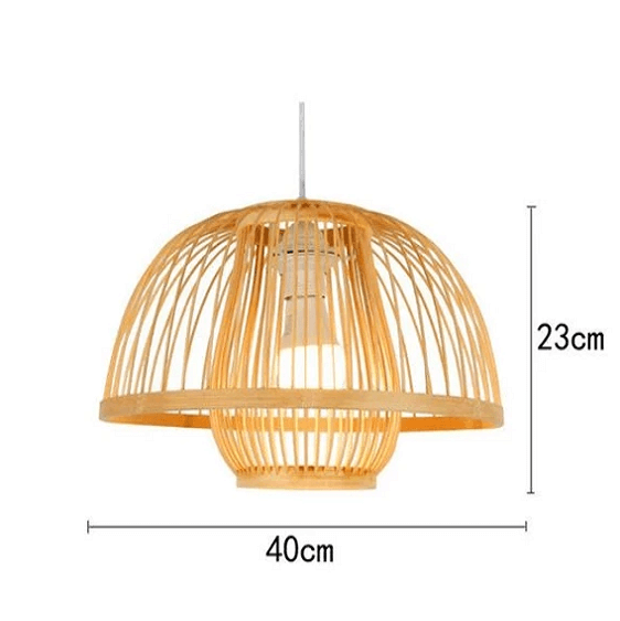 Calico - Bamboo Pendant Hanging Light | Bright & Plus.