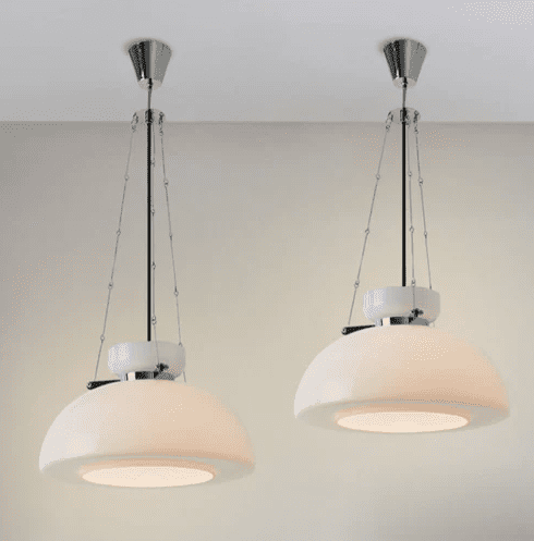 Cander - Retro White Glass Pendant