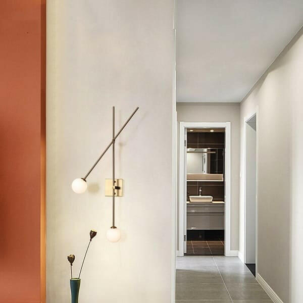 Contemporary double wall lights sales