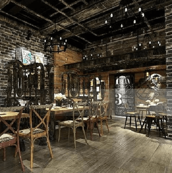 Carter - Rustic Vintage 3D Faux Brick Wallpaper Roll | Bright & Plus.