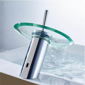 Cascada - Glass Waterfall Bathroom Faucet | Bright & Plus.
