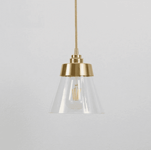 Cedrik Glass & Brass Pendant Lights