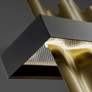 Copper Steel New Black Gold Luxury Chandelier | Bright & Plus.