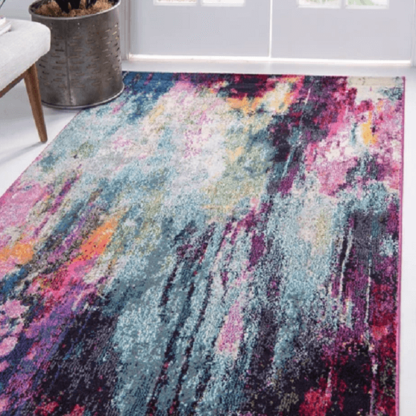 Corban - Watercolor Purple Blend Rug | Bright & Plus.