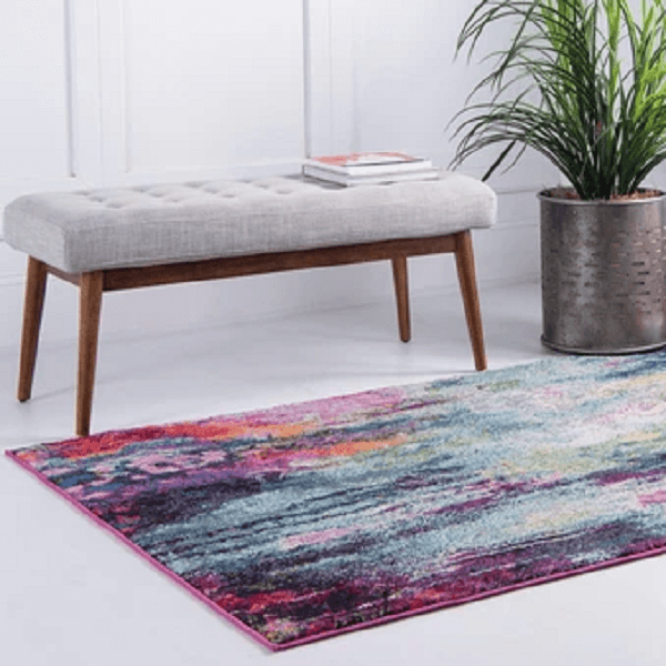 Corban - Watercolor Purple Blend Rug | Bright & Plus.