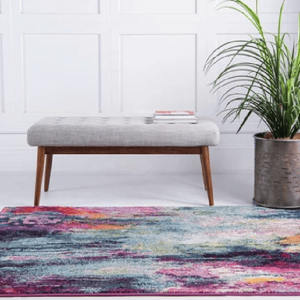 Corban - Watercolor Purple Blend Rug | Bright & Plus.