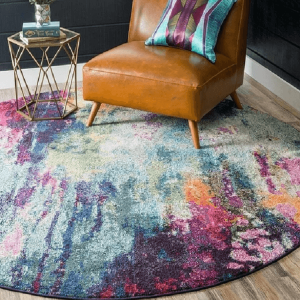 Corban - Watercolor Purple Blend Rug | Bright & Plus.