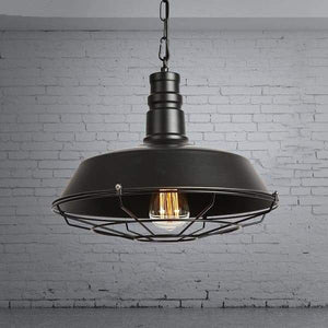 Cotther - Industrial Vintage Metal Cage Hanging Ceiling Pendant Light | Bright & Plus.