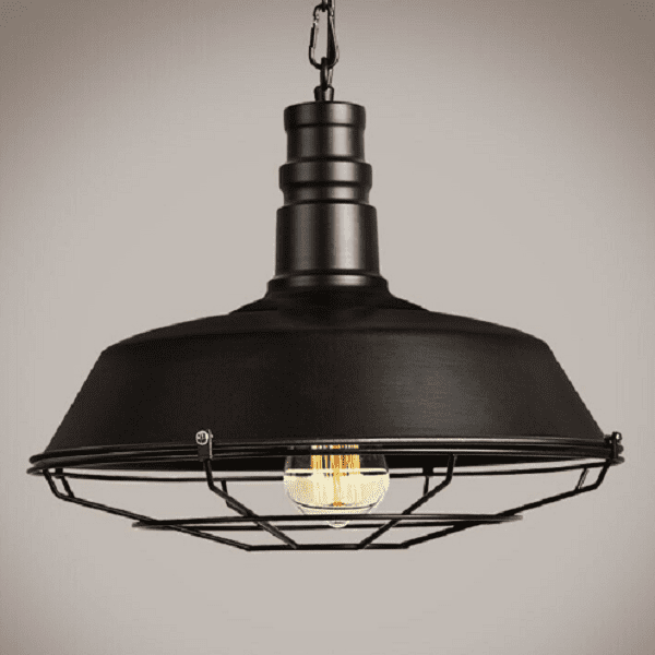 Cotther - Industrial Vintage Metal Cage Hanging Ceiling Pendant Light | Bright & Plus.
