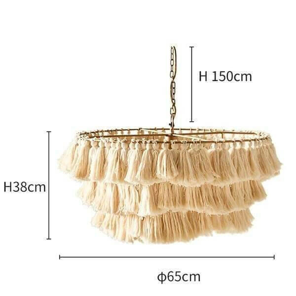 Fela - Creative Tassel Chandelier | Bright & Plus.