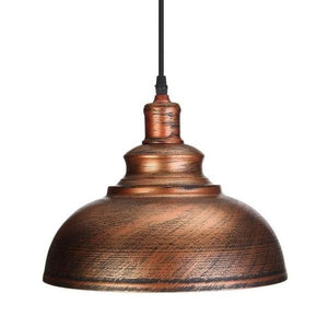 Crios - Vintage Industrial Dome Hanging Lamp | Bright & Plus.