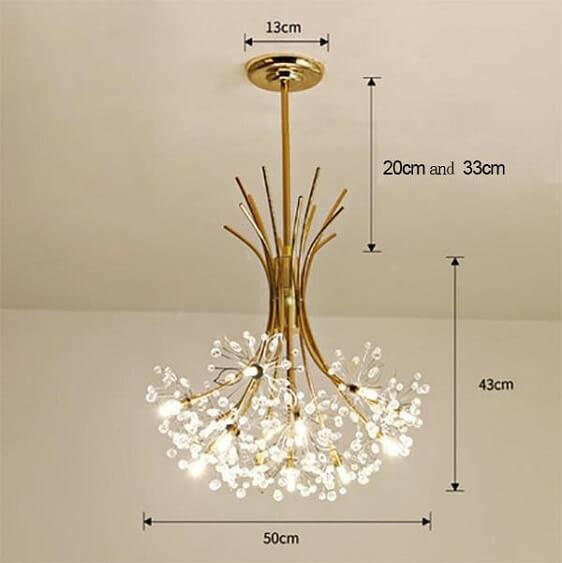Crystal Bouquet Chandelier | Bright & Plus.