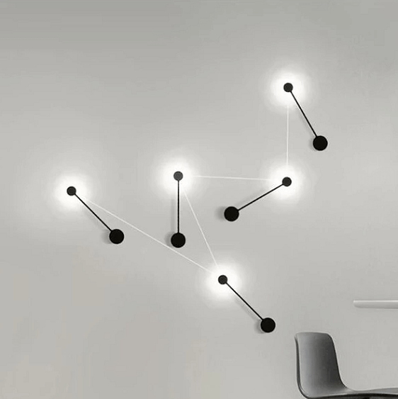 Cyrus - Minimalist Circular Art Deco LED Wall Lamp | Bright & Plus.