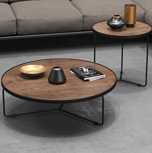 Darhk - Modern Nordic Round Coffee Table | Bright & Plus.