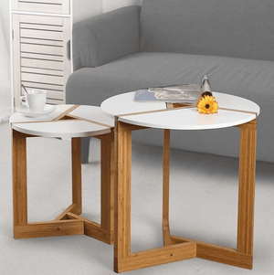 Darius - Modern Nordic Round Coffee Table | Bright & Plus.