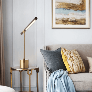 Designer Style Wood Grain Lamp | Bright & Plus.