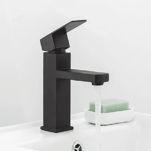 Desire - Black Stainless Steel Square Bathroom Faucet | Bright & Plus.