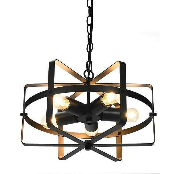 Drum - Metal Drum Shape Industrial Pendant Light | Bright & Plus.