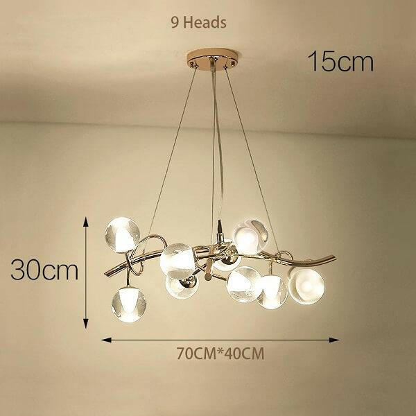 Elegant Artistic Chandelier | Bright & Plus.