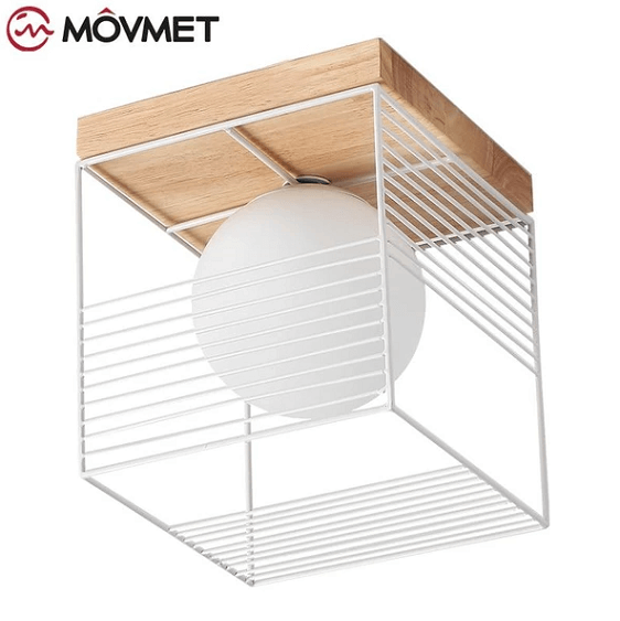 Escher - Vintage Cage Ceiling Lights | Bright & Plus.