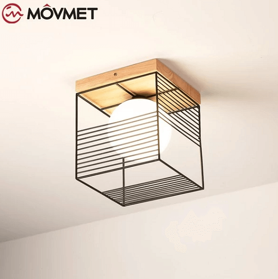 Escher - Vintage Cage Ceiling Lights | Bright & Plus.
