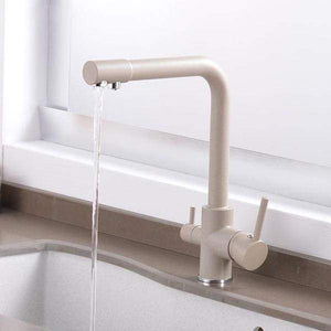 Evanie - Modern 3 in 1 Kitchen Faucet | Bright & Plus.