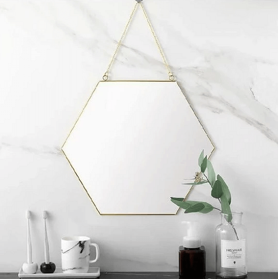 Fallon - Modern Nordic Basic Hanging Mirror | Bright & Plus.