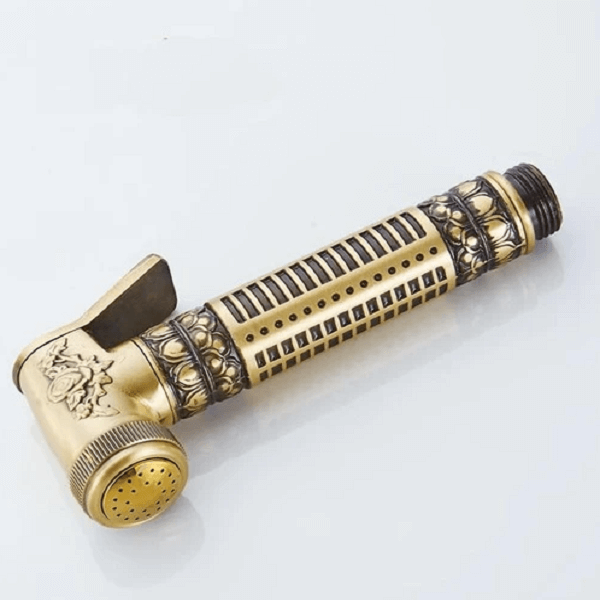 Felicia - Vintage Brass Wall Mounted Bidet | Bright & Plus.