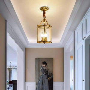 Finn - Gold Glass And Copper Chandelier | Bright & Plus.