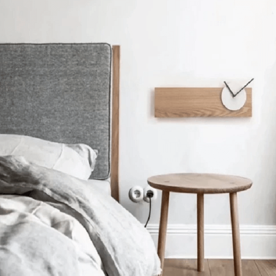 Fintan - Modern Wood Minimalist Clock | Bright & Plus.