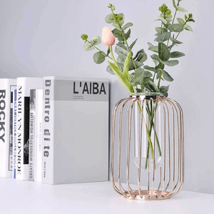 Florin - Modern Iron Frame Vase | Bright & Plus.