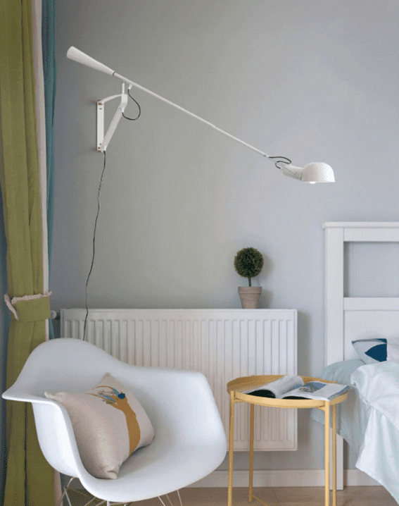 Flos - Minimalist Long Wall Lamp Socket bright & plus