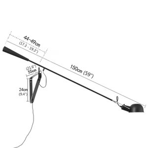 Flos - Minimalist Long Arm Wall Lamp with Socket