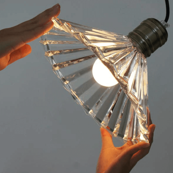 Fluted Glass Pendant Light | Bright & Plus.