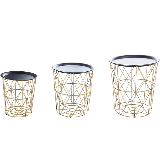 Grayson - Modern Geometric Frame Corner Table | Bright & Plus.