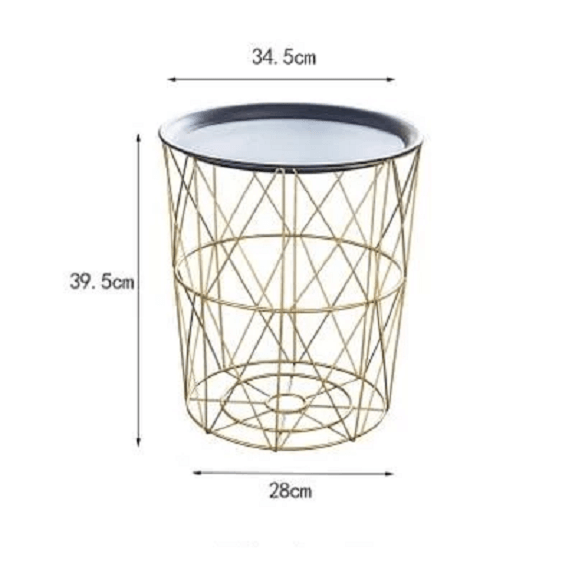 Grayson - Modern Geometric Frame Corner Table | Bright & Plus.