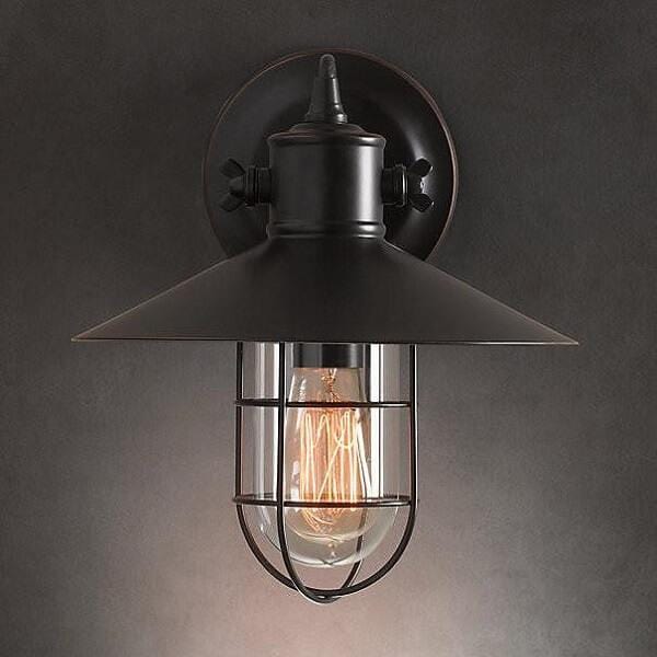 Harbour Sconce Vintage Industrial Wall Light | Bright & Plus.