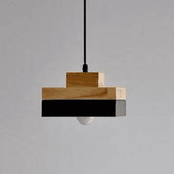 Hatria - Pendant Light Wooden LED (square or round)