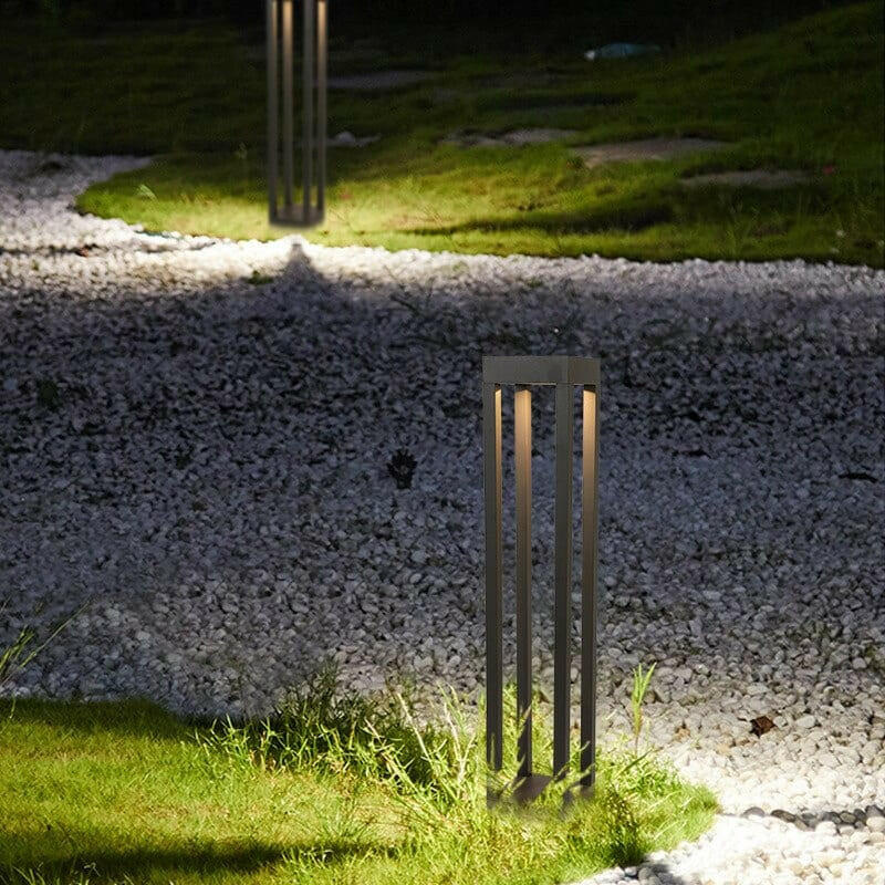 Heike - 6 PCS Garden LED post lamps