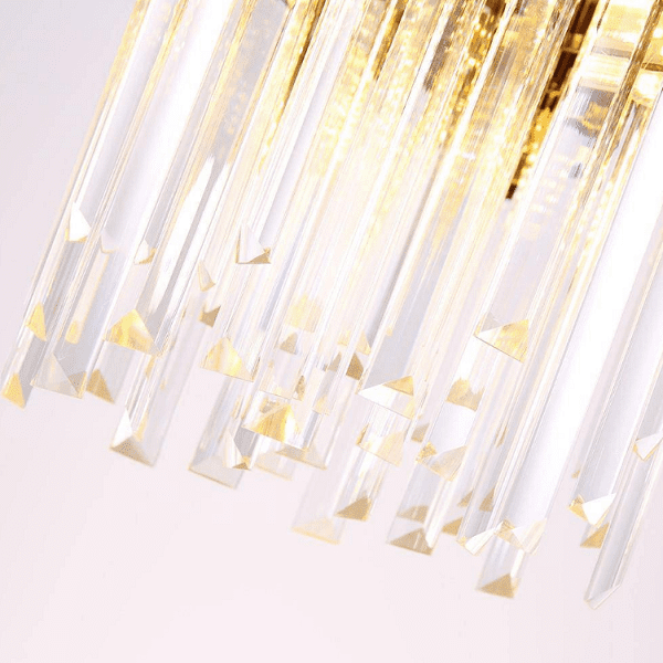 Helder Crystal Pendant Chandelier, Gold