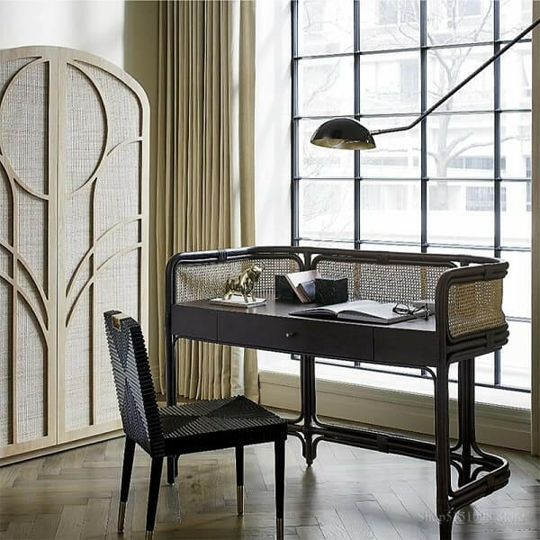 Hera - Retro Metal & Wood Wall Lamp with Plug