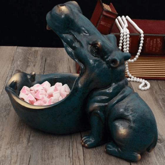 Hippopotamus Sculpture Statue | Bright & Plus.