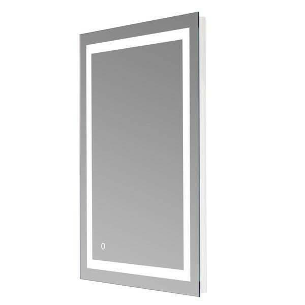 Hodge - Touch Screen Backlit Light Frame Mirror | Bright & Plus.