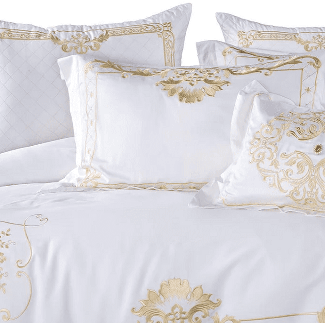 Igor Gold Forest White And Gold Duvet Cover Set (Egyptian Cotton)