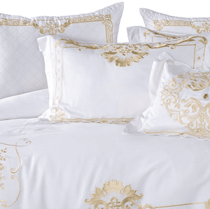 Igor Gold Forest White And Gold Duvet Cover Set (Egyptian Cotton)
