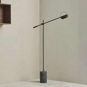 Irvetta - Scandinavian Stone Base Floor Lamp | Bright & Plus.