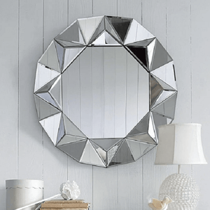 Isolde - Abstract Modern Mirror | Bright & Plus.