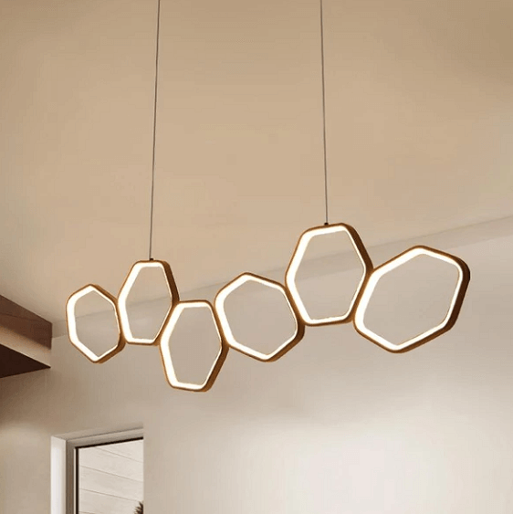 Jocasta - Art Deco LED Geometric Chandelier | Bright & Plus.